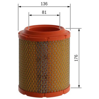 Vzduchový filtr BOSCH F 026 400 413 – Hledejceny.cz