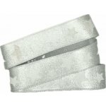 Vánoční stuha WHITE STAR stříbrná 25mm x 2m (8,50 Kč/m) – Zboží Dáma