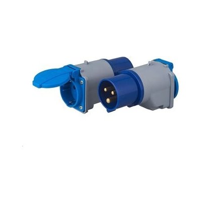 Adaptér 230V 230V EURO+CZ / 3kolík, krytí IP54 – Zboží Živě