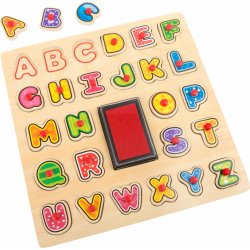 Woody Razítka Puzzle ABC