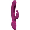 Vibrátor Rabbit Vive Mika růžový silikonový na bod G a klitoris 23,2 x 3,3 cm