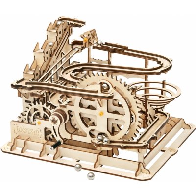Robotime 3D dřevěné mechanické puzzle Kuličková dráha Marble Parkour 254 ks – Zboží Mobilmania