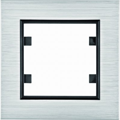 HAGER Rámeček LUMINA Passion WL9012 1násobný IP20 hliník stříbrná – Hledejceny.cz