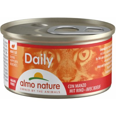 Almo Nature Daily Menu hovězí 24 x 85 g – Sleviste.cz