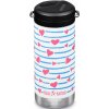 Termosky Klean Kanteen TKWide / Twist Cap 355 ml heart stripe