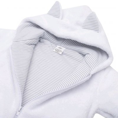 New Baby Luxusní dětský zimní kabátek s kapucí Snowy collection bílá – Zbozi.Blesk.cz