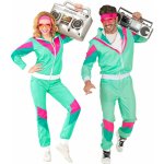 Retro šusťáková souprava 80's světle zelená – Sleviste.cz