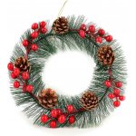 Mondex Vánoční věnec SANTA LILA 25 cm zelený – Zboží Dáma