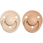 Bibs De Lux silikon 2ks Vanilla/Peach – Zbozi.Blesk.cz