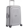 Cestovní kufr Samsonite SPINNER 55/20 Silver S´CURE 10U003-25 stříbrná 34 L