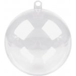 Prima-obchod Plastová koule Ø6 cm dvoudílná barva 1 transparent – Hledejceny.cz
