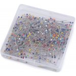 Špendlíky se skleněnou hlavičkou délka 34 mm – Sleviste.cz