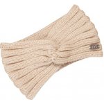 Pletená čelenka s uzlem PLETEX L462 Barva: Béžová – Zboží Dáma