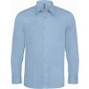 Pracovní oděv KARIBAN ADO Pánská strečová košile s dlouhým rukávem K529 15 nebesky modrá