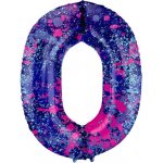 Folat Foliová číslice Paint Splash 0 86 cm – Hledejceny.cz