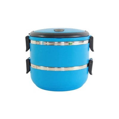 APT Termo jídlonosič se sklopnými uchy 2x 0,7l modrý – Zboží Dáma