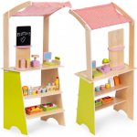 ECOTOYS Dřevěný stánek pro děti FARM vícebarevný – Hledejceny.cz