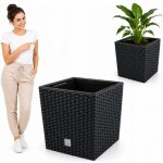 Prosperplast DRTS325L Květináč RATO LOW 32,5 cm antracit – Sleviste.cz