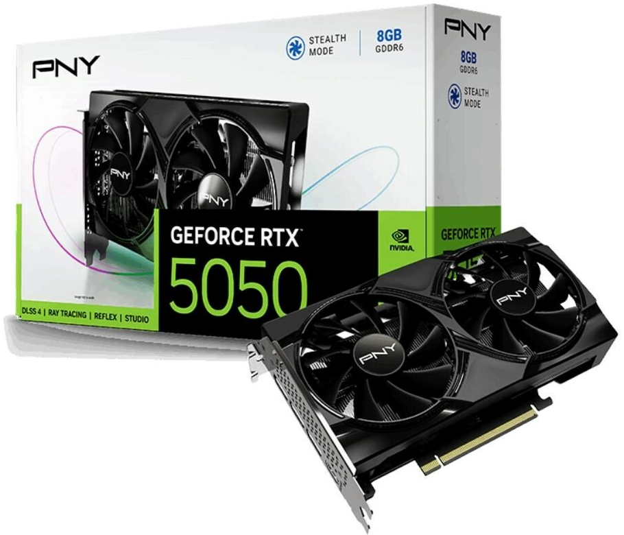 PNY GeForce RTX 5050 Dual Fan 8GB GDDR6 VCG50508DFXPB1