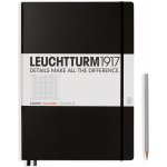 LEUCHTTURM1917 Notebook MASTER A4 squared BLACK – Zbozi.Blesk.cz