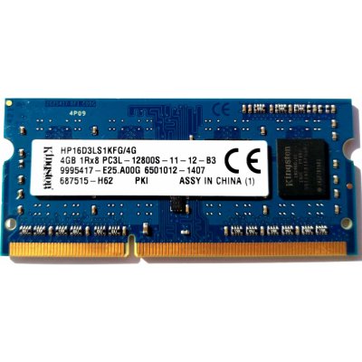 Kingston SODIMM DDR3 4GB HP16D3LS1KFG/4G – Zboží Mobilmania