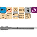 NÁSTROJE CZ Závitník strojní M20x1,5 ISO2 HSSE DIN 374 C Levý - CZZ3000L-M20X1,5-ISO2 – Zboží Mobilmania