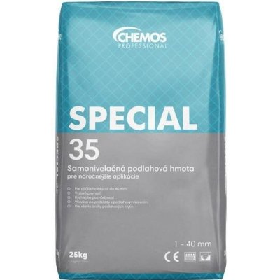 Samonivelační stěrka CHEMOS Special 35 – 1–40 mm, 25 kg – Hledejceny.cz