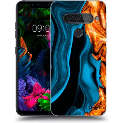 Pouzdro Picasee silikonové LG G8s ThinQ - Gold blue čiré – Hledejceny.cz