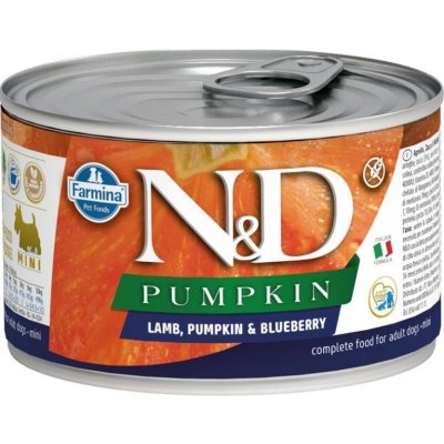 N&D Pumpkin Dog Adult Mini Grain Free Lamb & Blueberry 140 g – Zbozi.Blesk.cz