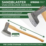 Strend Pro A633 Sandblaster 1250 g dřevěná násada 700 mm ST2360023 – Zboží Mobilmania