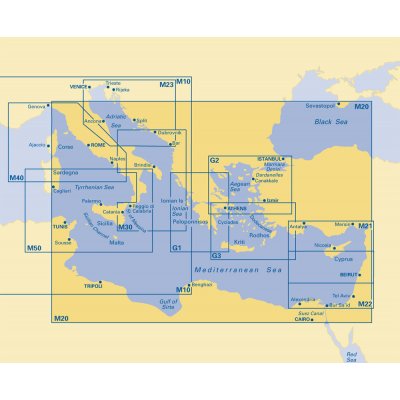 Námořní mapa Imray M20 Eastern Mediterranean - Sardinia to Cyprus and Port Said IMM20 – Hledejceny.cz