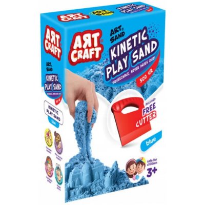 Art Craft Kinetický / Magický písek 500 g MODRÁ – Sleviste.cz