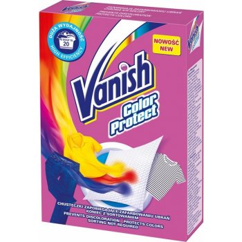 Vanish Color protect ubrousky 20 praní 10 ks od 58 Kč - Heureka.cz