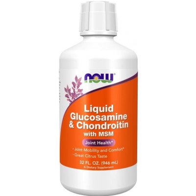 Now Foods Glukosamin Chondroitin a MSM Liquid 946 ml – Hledejceny.cz