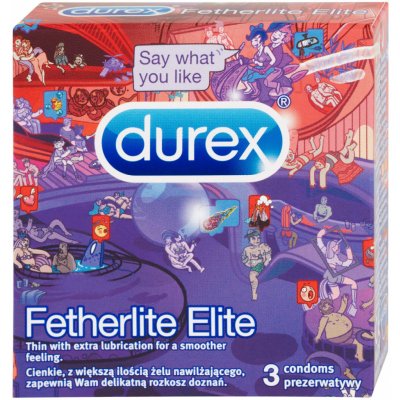 Durex Fetherlite Elite Emoji 3 ks – Zbozi.Blesk.cz