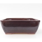 E-bonsai keramická bonsai miska 15,5 x 12 x 6 cm hnědá – Zboží Dáma