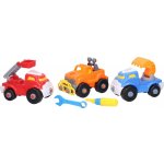 Wiky Dopravní prostředky šroubovací 3 ks 16 cm Vehicles – Zboží Dáma