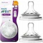 Philips Avent savička Natural Response 4 střední průtok 2 ks transparentní – Zboží Dáma