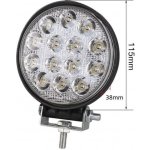 HADEX Pracovní světlo LED 10-30V/42W, průměr 115x38mm – Hledejceny.cz
