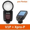 Blesk k fotoaparátům Godox V1P + Xpro-P pro Pentax