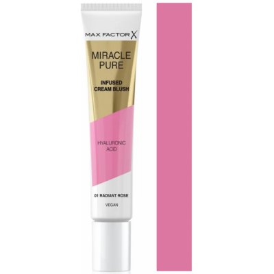 Max Factor Miracle Pure krémová tvářenka 01 Radiant Rose 15 ml – Zboží Mobilmania