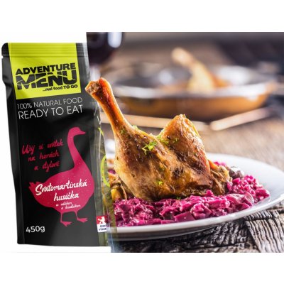 Adventure Menu Svatomartinská husa se zelím a knedlíkem 450 g – Zboží Dáma