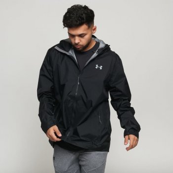 Under Armour Pánská bunda Forefront Rain Jacket černá