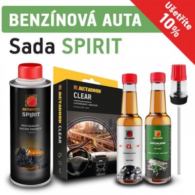 Metabond Set aditiv Spirit pro benzínové motory – Zboží Mobilmania