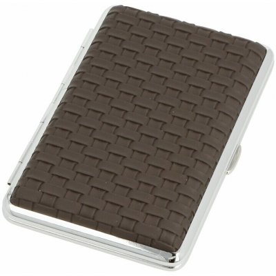 Vpkcz pouzdro Emboss tmavě hnědé 100 mm 16 cigaret – Zboží Dáma