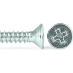 Šroub do plechu ZnB, zapuštěná hlava, DIN 7982 - 2.2x6.5 – Sleviste.cz