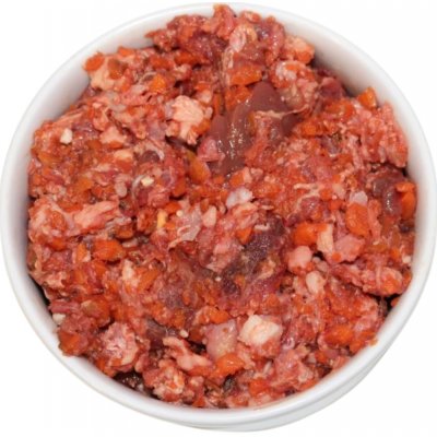 Masožravci Hovězí hrubomleté s droby na zelenině 1 kg – Hledejceny.cz