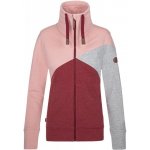 Loap mikina dámská EBARA červená/růžová/šedá – Zboží Dáma