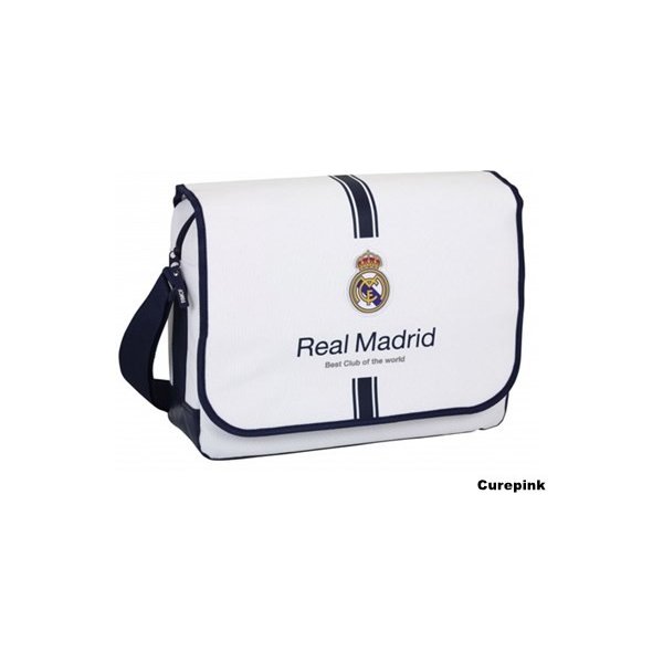  CurePink taška na rameno FC Real Madrid bílá 327288