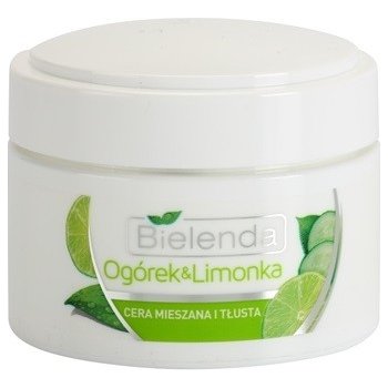 Bielenda Cucumber & Lime hydratační matující krém pro smíšenou a mastnou pleť 50 ml